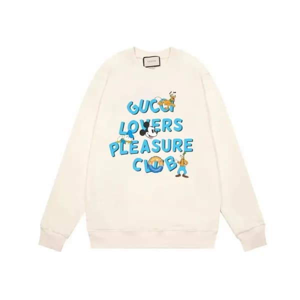 구찌 남성 베이직 아이보리 맨투맨 - Gucci Mens Ivory Tshirts - Gu… - 1