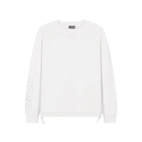 디올 남성 클래식 화이트 맨투맨 - Dior Mens White Tshirts - di88… - 1