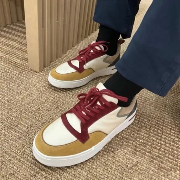 로로피아나 남성 옐로우 스니커즈 - Loro Piana Mens Yellow Sneaker… - 1