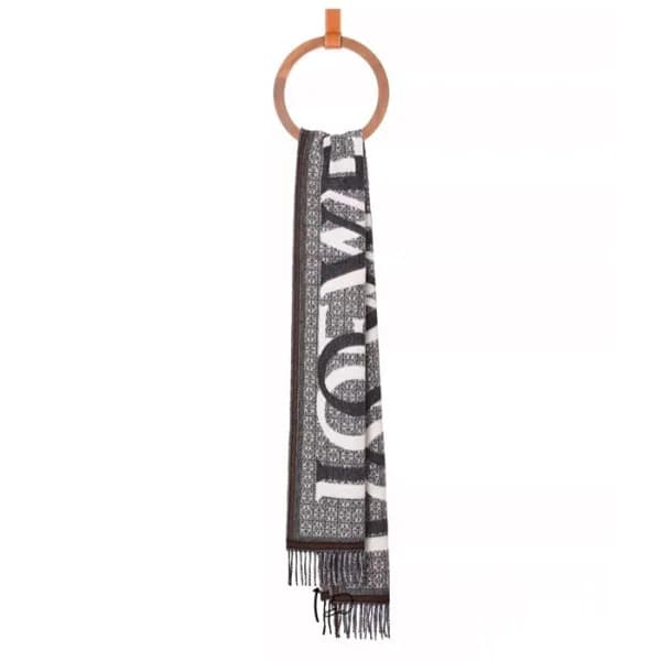 로에베 남/녀 그레이 머플러 - Loewe Unisex Gray Muffler - acc1… - 1