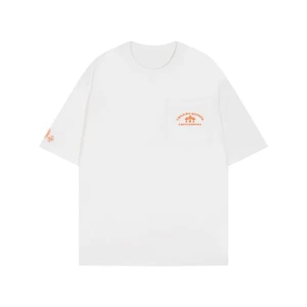 크롬하츠 남성 화이트 반팔티 - Chrom Hearts Mens White Tshirts … - 1
