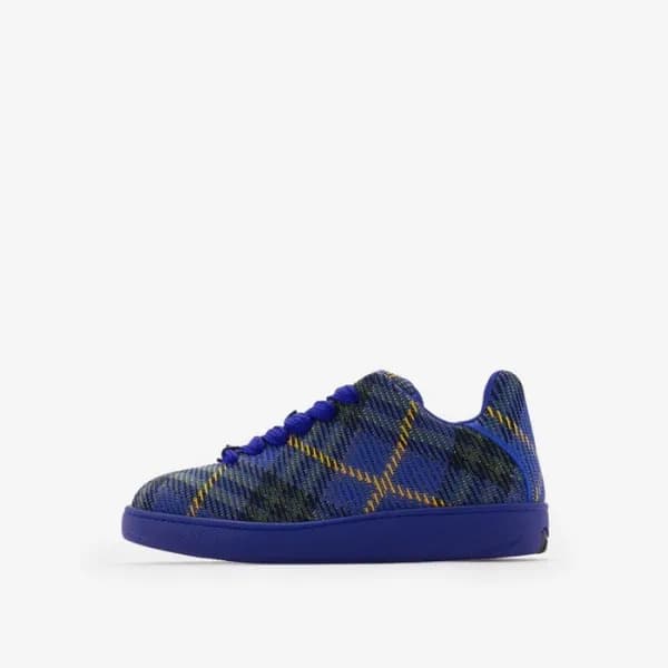 버버리 남/녀 블루 스니커즈 - Burberry Unisex Blue Sneakers - … - 1