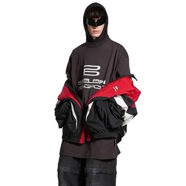 발렌시아가 남성 레드 자켓 - Balenciaga Mens Red Jackets - bac… - 1