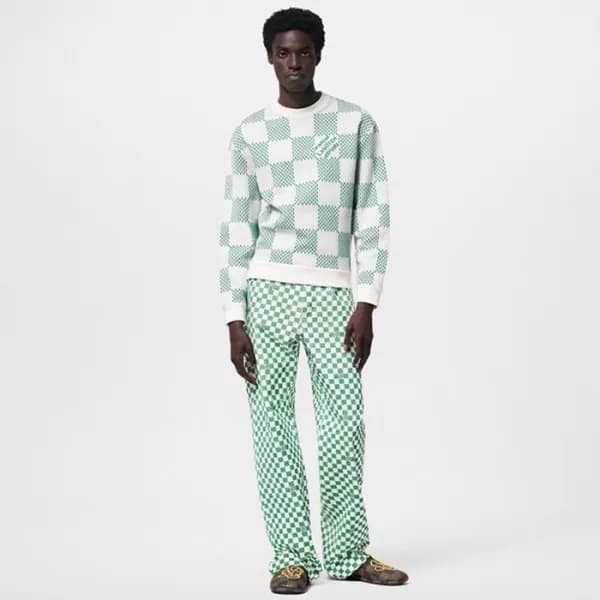 루이비통 남성 라운드 맨투맨 - Louis vuitton Mens Round Tshirts… - 1