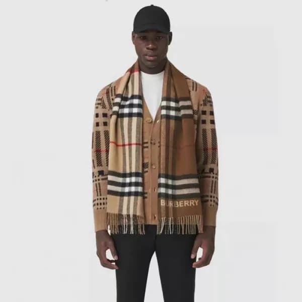 버버리 남/녀 빈티지 머플러 - Burberry Unisex Vintage Muffler … - 1
