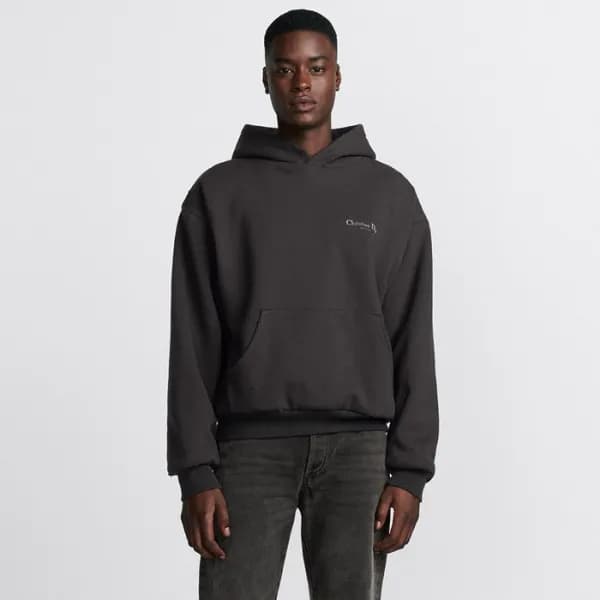 디올 남성 블랙 후드티 - Dior Mens Black Hoodie - dic3783x - 1