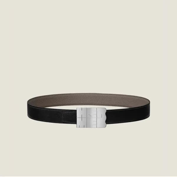 에르메스 남성 리버서블 벨트 - Hermes Mens Cuir De Ceinture Rev… - 1