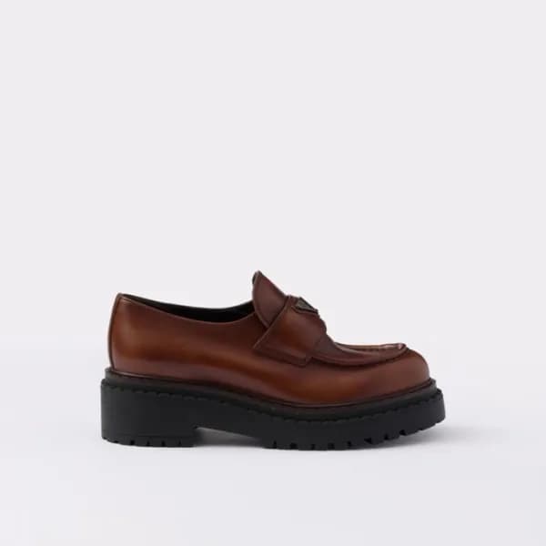프라다 여성 가죽 로퍼 - Prada Womens Leather Loafer - prs31… - 1