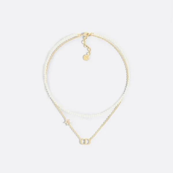 디올 여성 골드 네크리스 - Dior Womens Gold Necklace - acc454… - 1