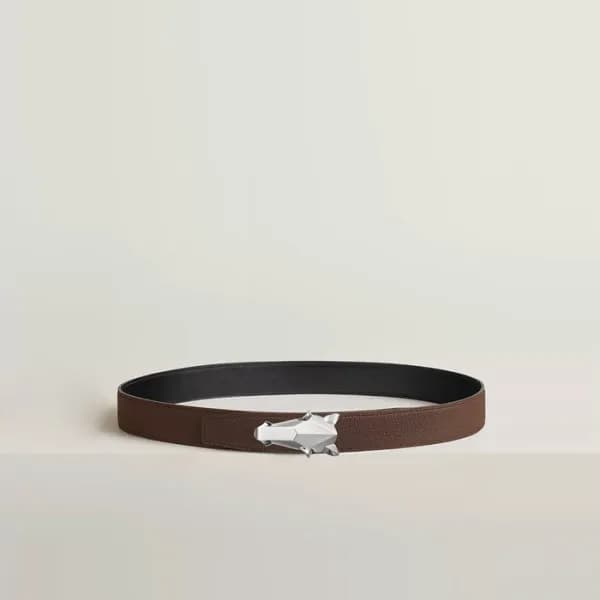 에르메스 남성 데스트리에 버클 리버서블 벨트 - Hermes Mens Destrier Bu… - 1