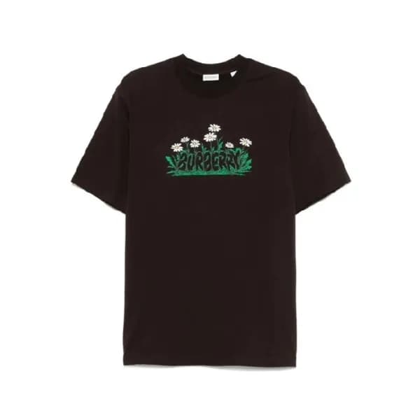 버버리 남성 라운드 반팔 티셔츠 - Burberry Mens Round Tshirt - b… - 1
