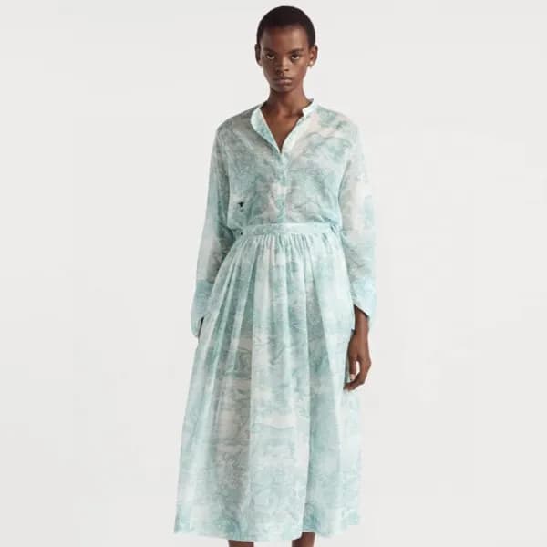 디올 여성 디올리비에라 롱 블라우스 - Dior Womens Dioriviera Long … - 1