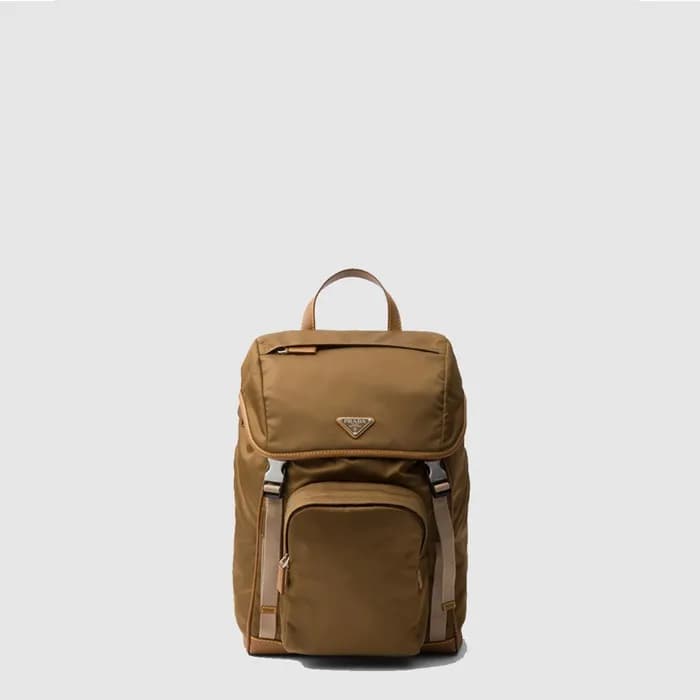 프라다 남성 리나일론 가죽 백팩 2VZ135 - Prada Mens Re-Nylon And… - 1