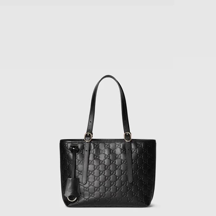 구찌 여성 GG 엠블럼 미디엄 토트백 - Gucci Womens GG Emblem Medi… - 1