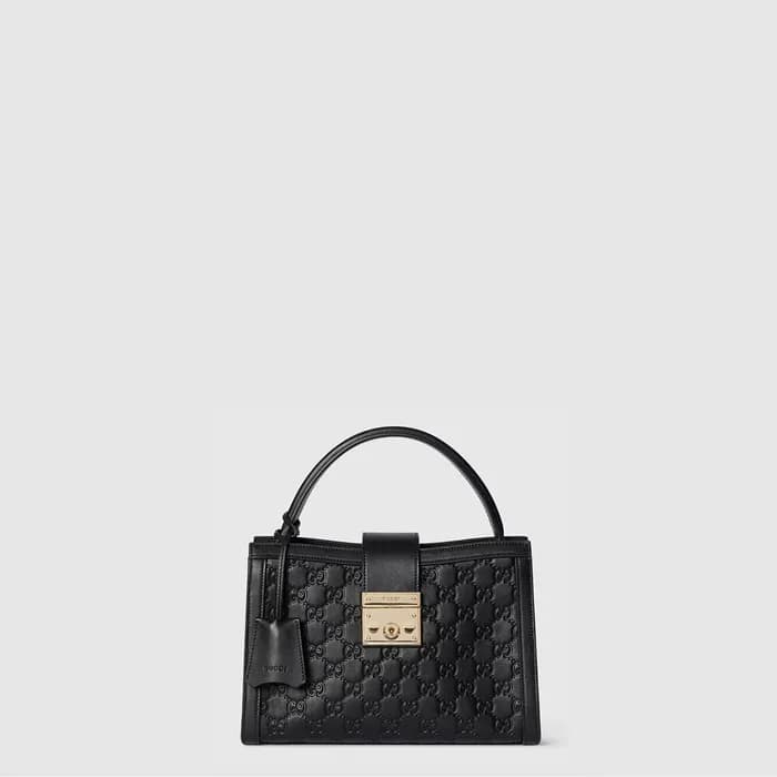구찌 여성 패들락 미디엄 탑 핸들 백 - Gucci Womens Padlock Medium… - 1