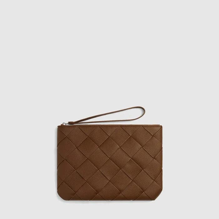 보테가 베네타 남성 디아고 레더 파우치 - Bottega veneta Mens Diago … - 1