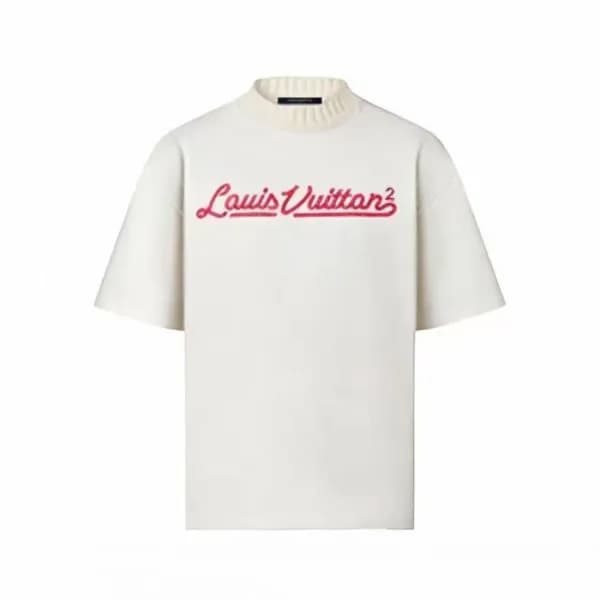 루이비통 남성 라운드 반팔 티셔츠 - Louis vuitton Mens Round Tshi… - 1