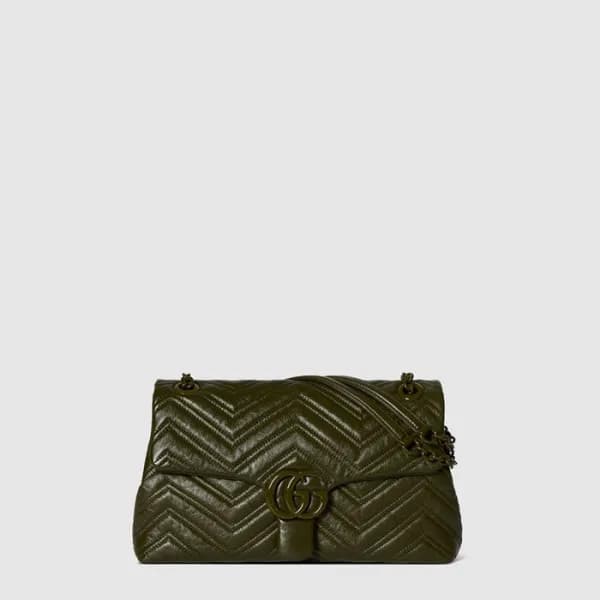 구찌 여성 GG 마몽 미디엄 숄더백 - Gucci Womens GG Marmont Medi… - 1