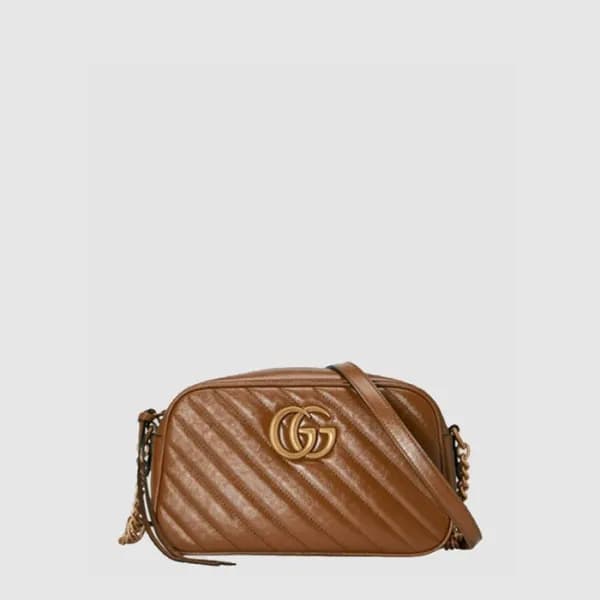 구찌 여성 GG 마몬트 마틀라세 스몰 숄더백 - Gucci Womens GG Marmont… - 1