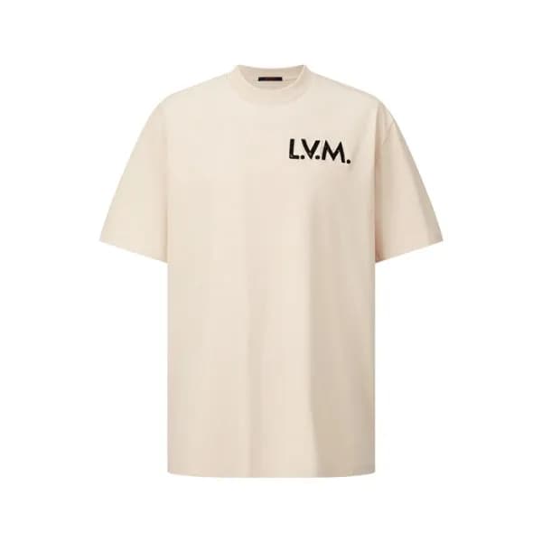 루이비통 남성 라운드 반팔티 - Louis vuitton Mens Short-sleeved… - 1
