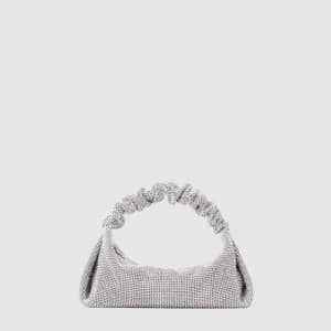알렉산더 왕 여성 크리스탈 라인스톤 미니 스크런치 미니 백 - Alexander Wang …