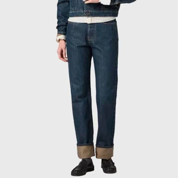 미우미우 여성 파이브포켓 진 - Miumiu Womens Five Pocket Jeans … - 1