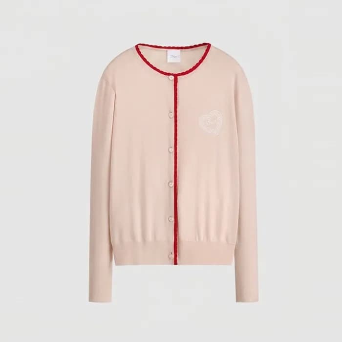디올 여성 자수 가디건 - Dior Womens Embroidered Cardigan - dic16671x - 1