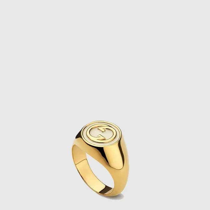 구찌 여성 블론디 에나멜 링 - Gucci Womens Blondie Enamel Ring - acc10716x - 1