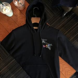 BURBERRY LOGO 2018 COTTEN HOOD TEE - 버버리 로고 코튼 후드티… - 1