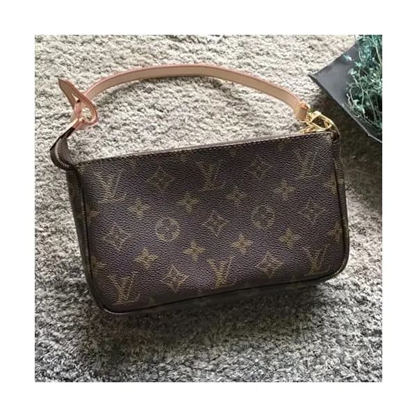 Louis Vuitton Damier EBENE CANVAS POCHETTE pouch … - 1