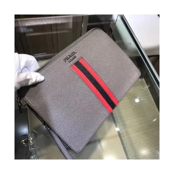 Prada Mens Clutch Bag,27CM - 프라다 남성용 클러치백 2VF056-6… - 1