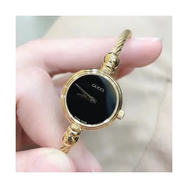 GUCCI LADIES QUARTZ - 구찌 레이디스 쿼츠,블랙 - 1