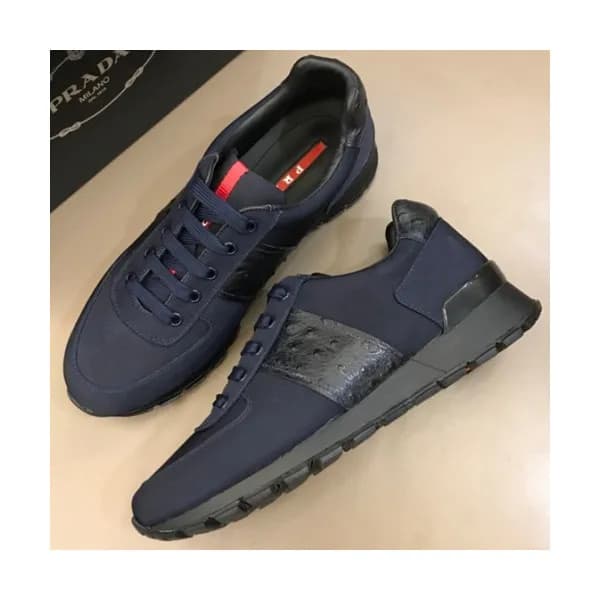 Prada 2018 Mens Leather Sneakers/Running shoes - 프… - 1