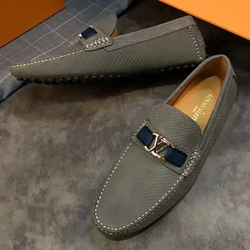 LOUIS VUITTON 2018 MENS STRAP LEATHER LOAFER - 루이… - 1