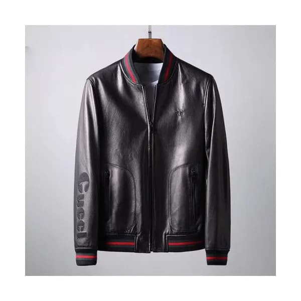 [미러급] Gucci 2018 Mens Leather Jacket - 구찌 남성 신상 레더… - 1