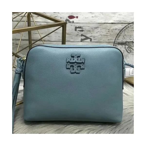 Tory Burch Leather Taylor Camera Shoulder Bag,21cm… - 1