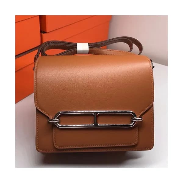 Hermes Roulis Swift Leather Shoulder Bag ,19cm - 에… - 1