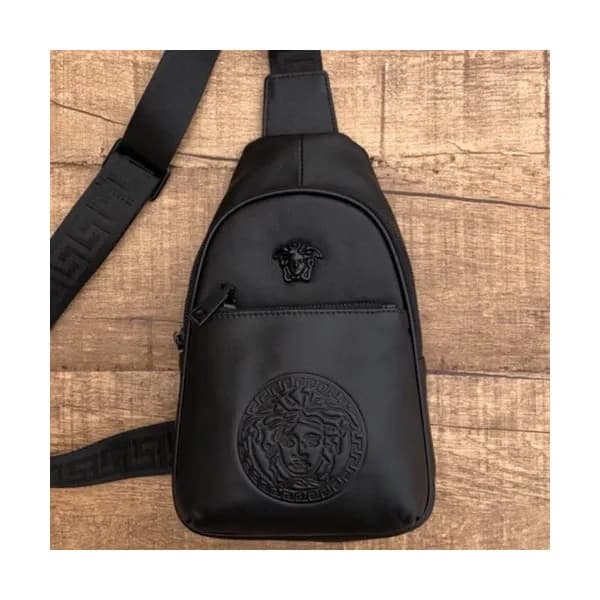 Versace 2018 Leather Hip Sack ,28CM - 베르사체 2018 레… - 1