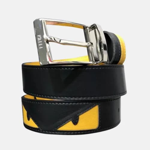 [매장판] Fendi 2019 Bag Bugs Leather Bellt - 펜디 몬스터 양… - 1