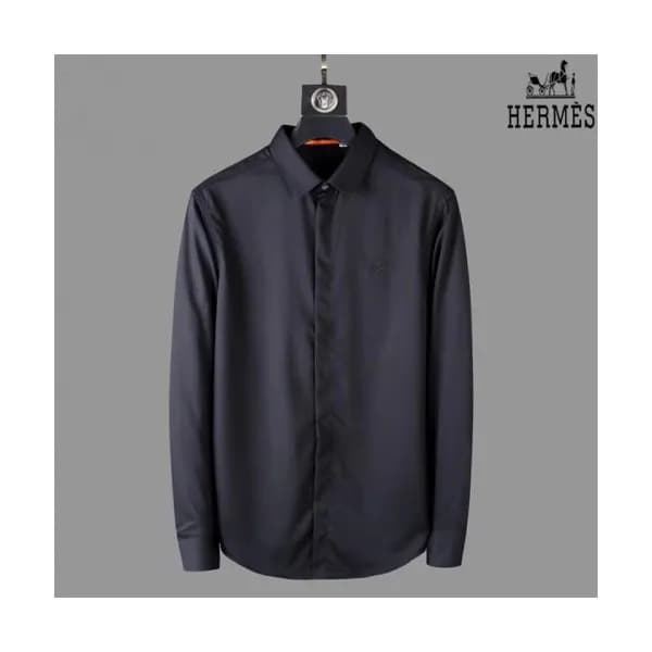Hermes 2019 Mens Classic Cotton Tshiirt - 에르메스 남성 … - 1