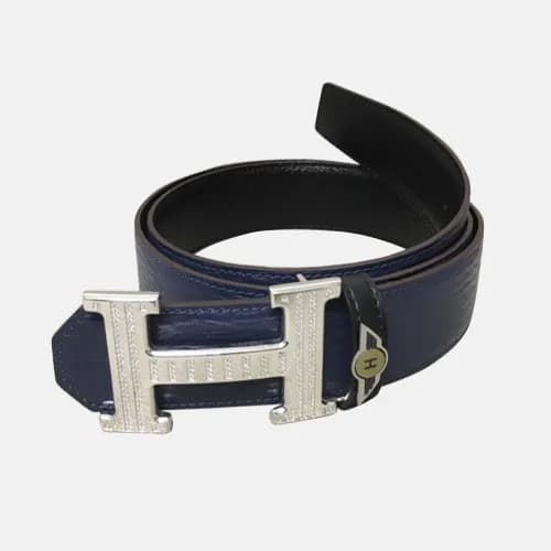 Hermes 2019 Mens Business Initial Logo Reversible … - 1