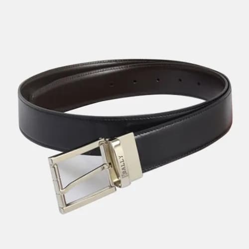 Bally 2019 Mens Classic Buckle Business Leather Be… - 1