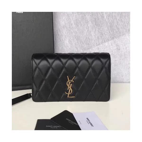 Saint Laurent 2019 Monogram Angie Chain Shoulder B… - 1