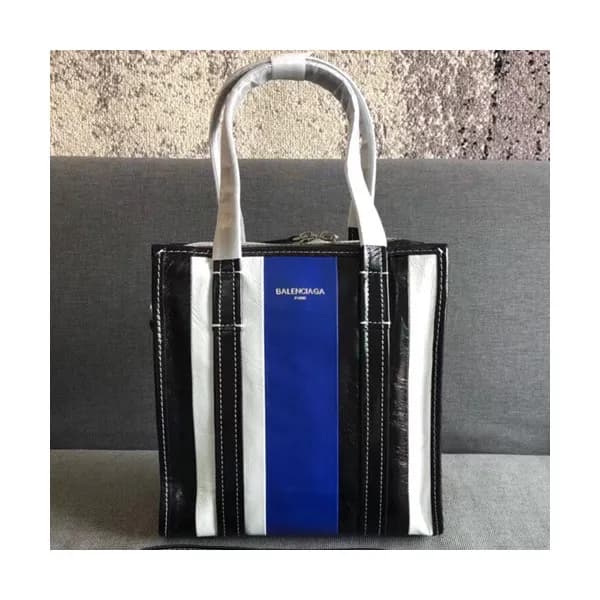 Balenciaga 2019 Bazar Leather Tote Shoulder Shoppe… - 1