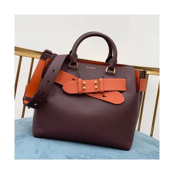 Burberry 2019 Leather Tote Shoulder Bag, 28cm - 버버… - 1