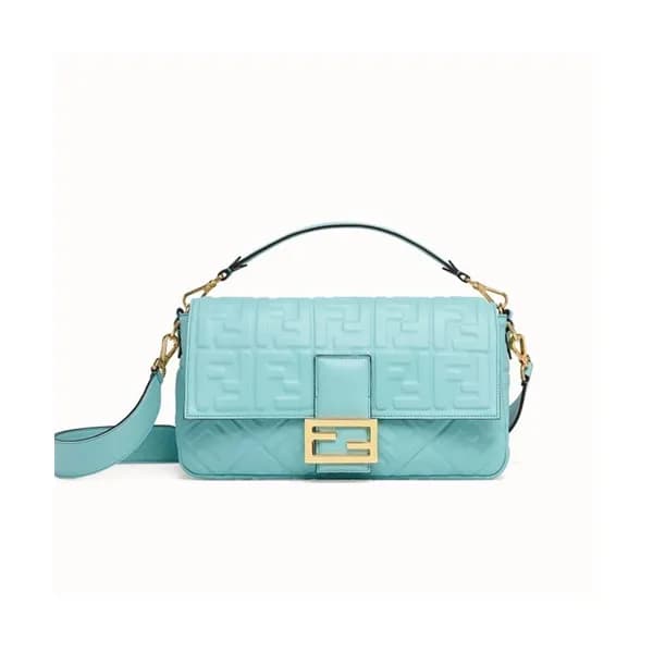 Fendi 2019 Baguette Leather Tote Shoulder Bag, 18.… - 1