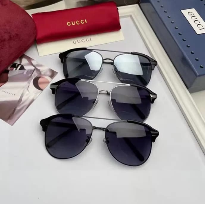 Gucci 2024 Mm/Wm Retro Acrylic Frame Sunglasses - … - 1
