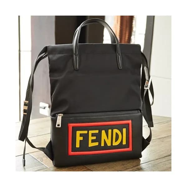 Fendi 2019 Nylon&Leather Back Pack ,42CM - 펜디 2019… - 1
