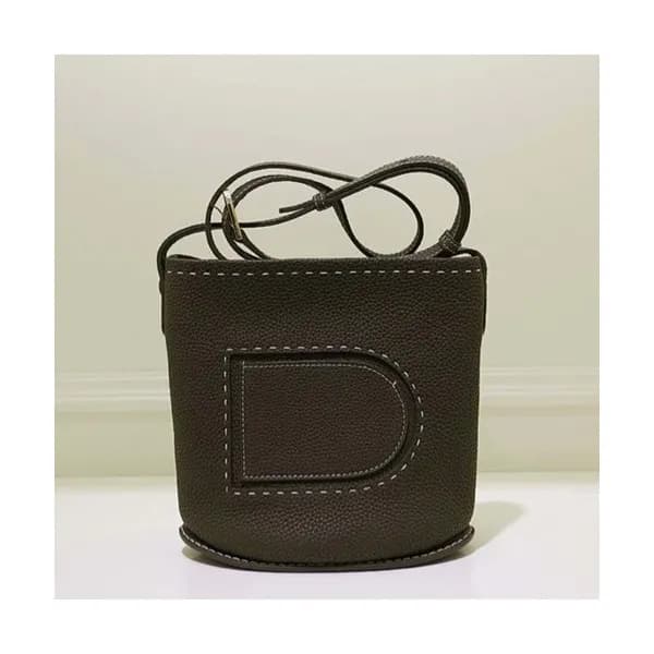 Delvaux 2019 Pin Leather Shoulder Bag,20CM - 델보 20… - 1