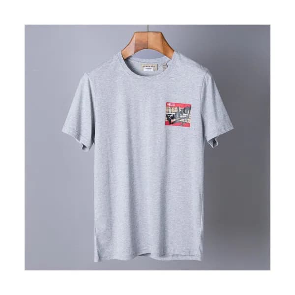 Burberry 2019 Mens Printing Cotton Short Sleeved T… - 1
